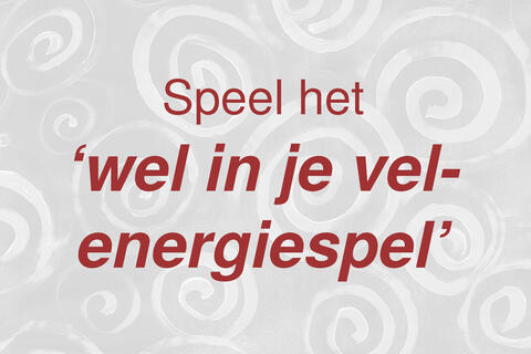 Wel in je vel - energiespel